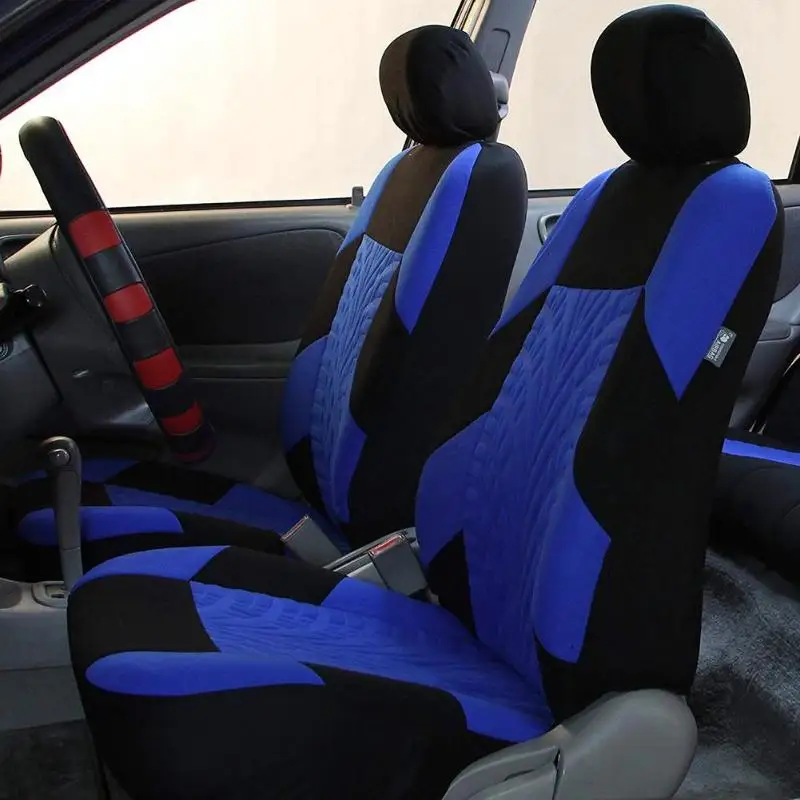 

Car Seat Cover Set Universal High-quality Personality Tire Track Splicing Auto Styling Accessories Interior 2/4/9pcs