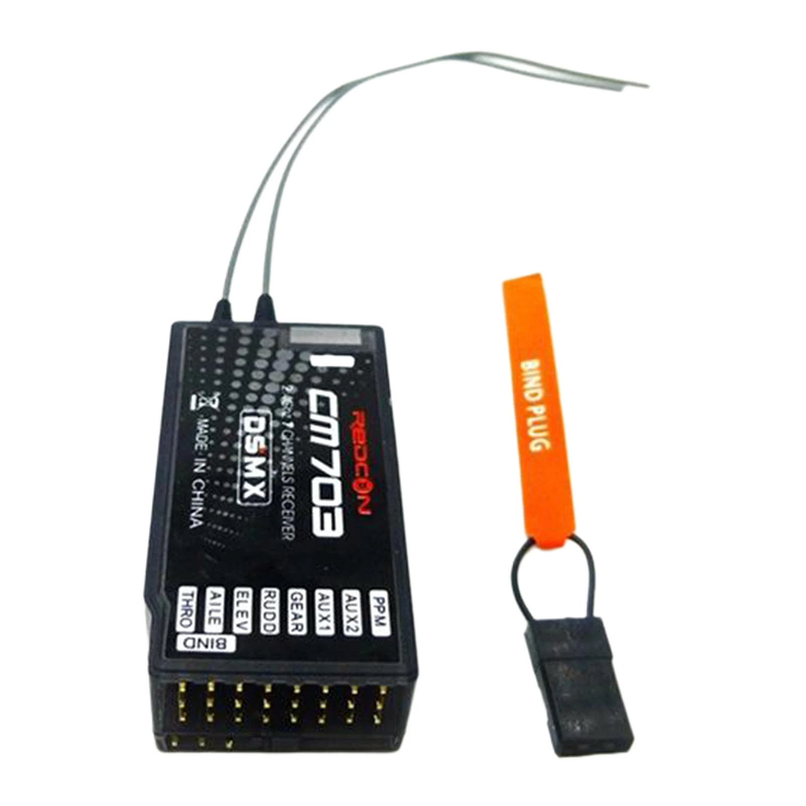 

2.4G 7CH DSM2/DSM-X Receiver PPM Output Compatible with JR DSM-2/DSM-X DX18