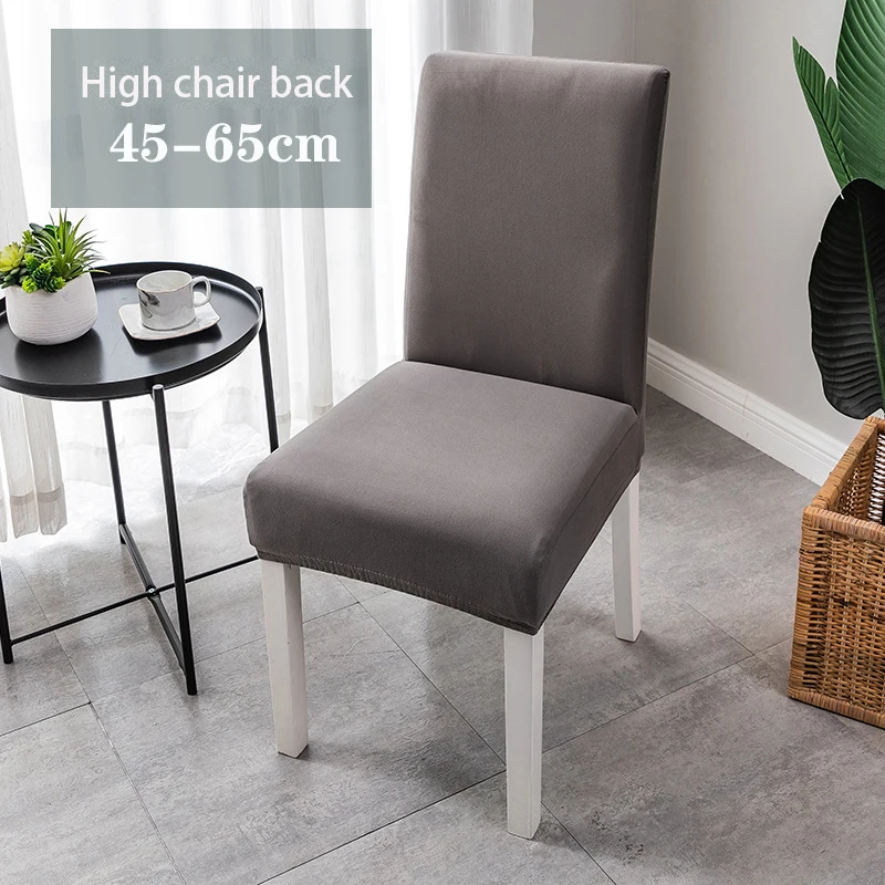 

Solid Color Spandex Chair Cover Elastic Chair Slipcovers Protectors For Dining Room Party Wedding Banquet 1/2/4/6pcs