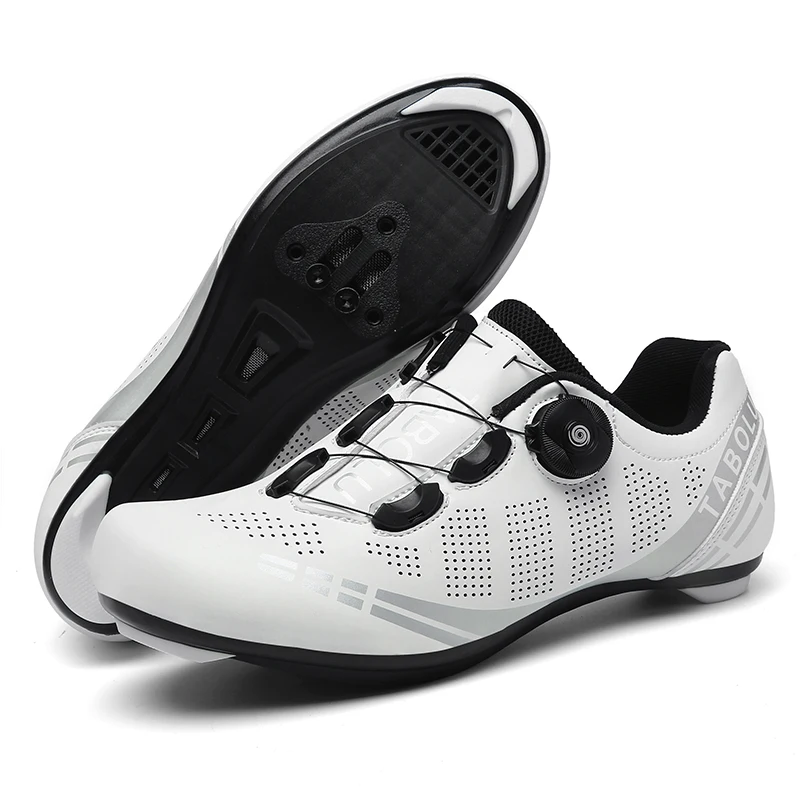 

Road cycling shoes Sneaker white Professional Mountain Bike Breathable Bicycle Racing Self-Locking Shoes