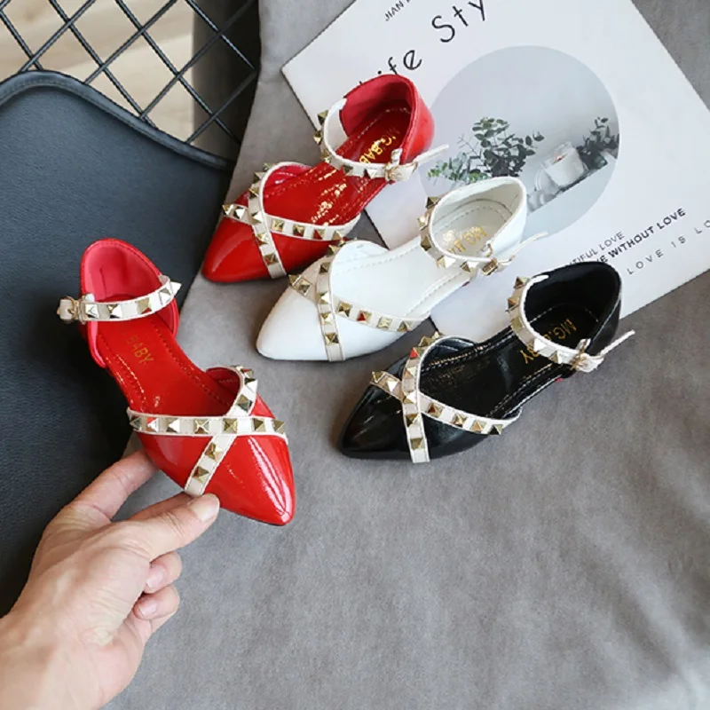 Туфли принцессы для девочек новинка 2020 модные туфли в британском стиле на весну и