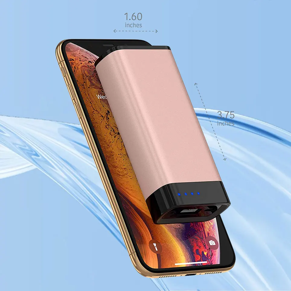 Portable charger mobile power USB battery pack 4000 mAh-suitable for Apple iPhone 13 12 11 XR XS X 8 etc... | Электроника