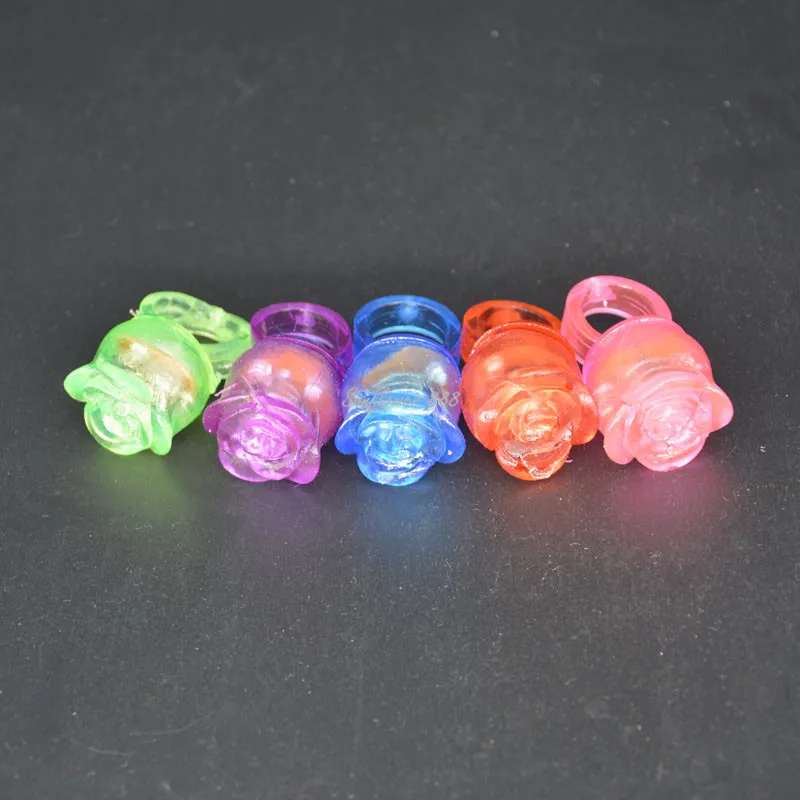 24 светодиодный светильник вверх/вниз кольца оптом мигает желе кольцо День