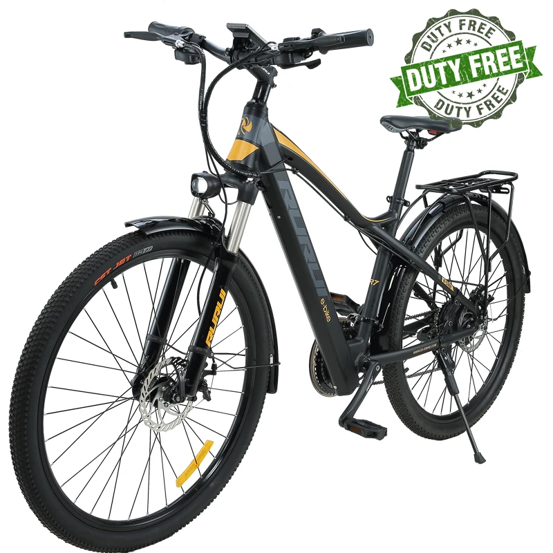 

Электрический велосипед для взрослых RURUI R275a с литиевым аккумулятором 27,5 дюйма, 250 Вт, 48 В, Ач, 27 скоростей, складной горный электровелосипед, ...