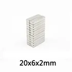 3510 шт., неодимовые магниты 20x6x2 мм, 20x6x2 мм