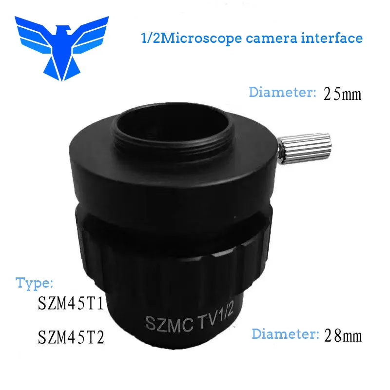 

Industrial Digital Trinocular Microscope Camera Lens CTV 1/2 1/3 0.5X C-Mount Adapter for Replacement Accessories