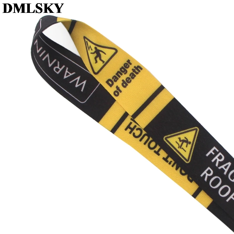 DMLSKY Предупреждение ительный ЗНАК Забавный шнурок для телефона не прикасайтесь к