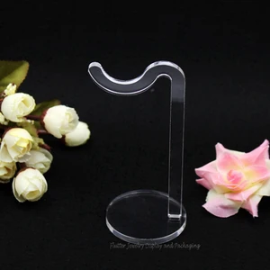 hot sale 12pcslot bracelet holder bangle hanger jewelry display stand earring showing rack organizer showcase wood and acrylic free global shipping