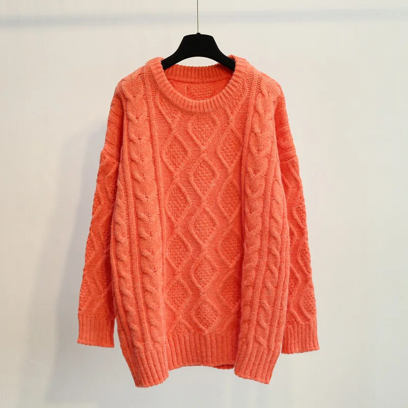

Pullover Cashmere Sweater Women 2022 Autumn Winter Warm Soft O-Neck Long Sleeve Knitted Pullover Jumper Femme Sweater Cloths Top