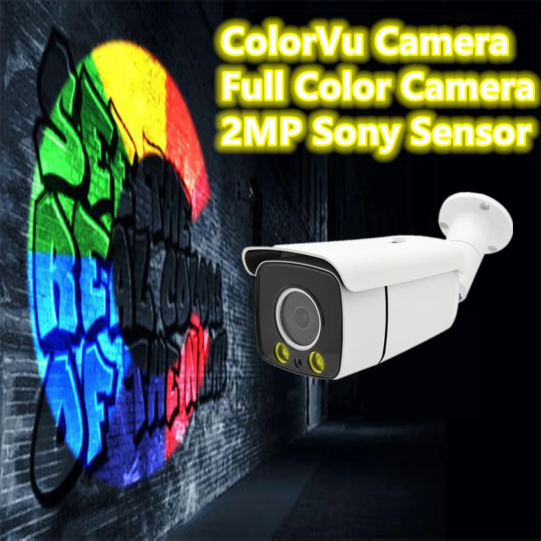 Цилиндрическая камера с датчиком движения 1080P 2 МП IP66 Vandalproof H.265 48 В POE P2P