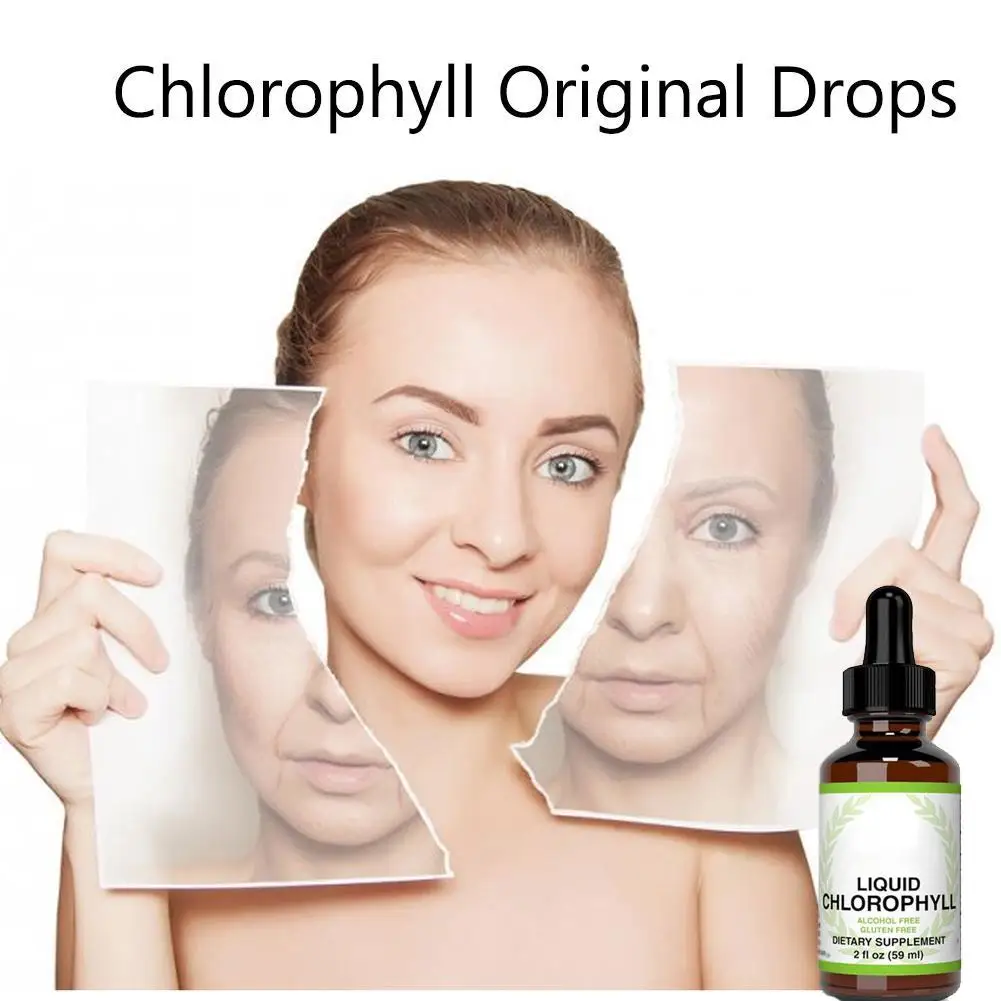 

Chlorophyll Liquid Natural Deodorant Reduces Bad Breath Resists Function Eliminates Antioxidants Supports Aging Liver Wrink D3A0