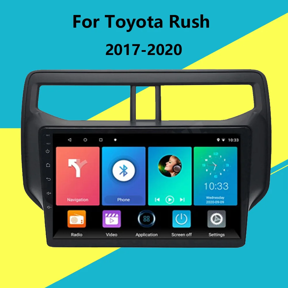 2 DIN автомобильное радио для Toyota Rush 2017 2020 мультимедийная система GPS Авторадио