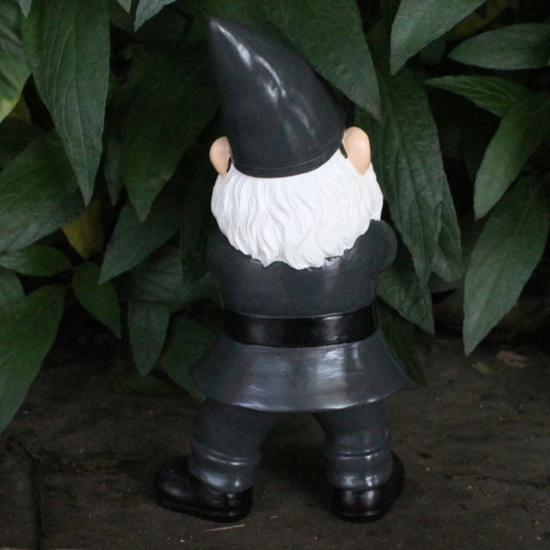 

Garden Gnome Statue 12x20x23cm Gnome Cartoon Doll Desktop Decorations Ornament Resin Garden Gnome Statue MDJ998