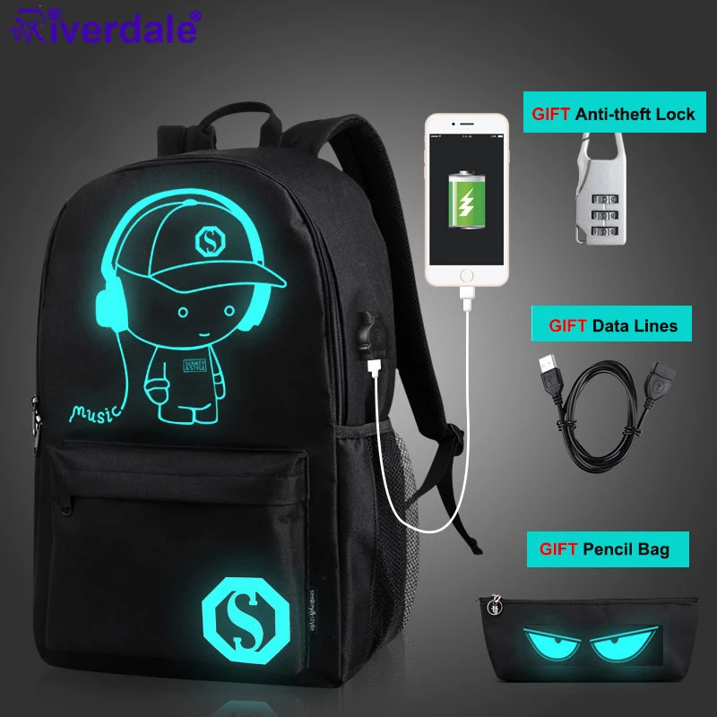 Рюкзак мужской с USB зарядкой и защитой от кражи|Мужские рюкзаки| |