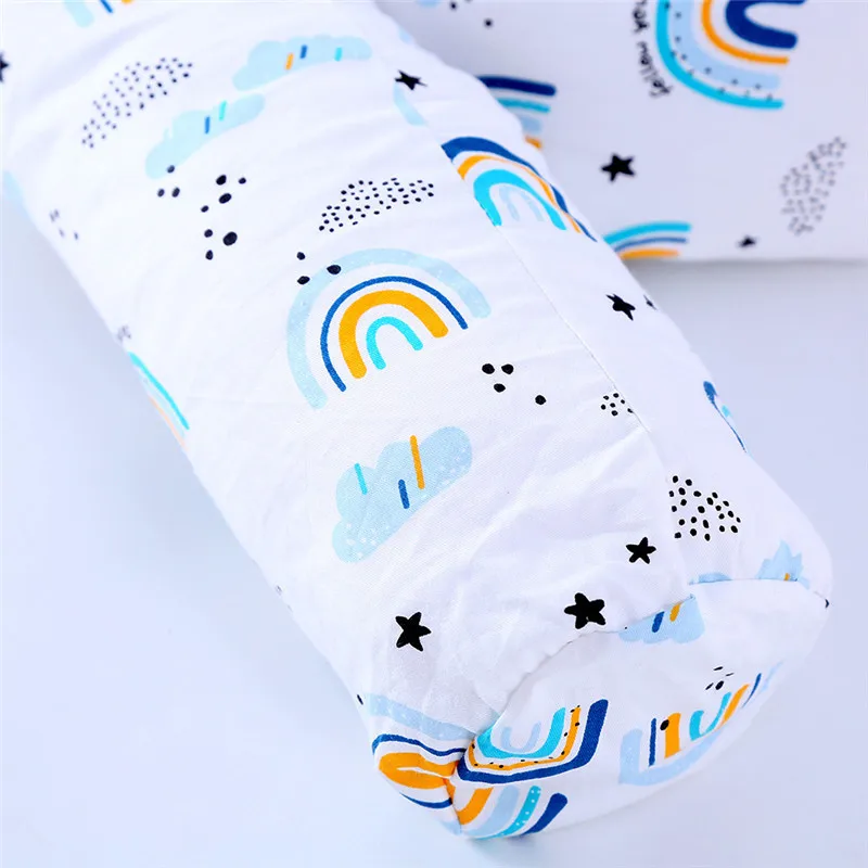 

240CM Baby Cot Bed Cunas Para El Bebe Room Decor Baby Bed Bumper Rainbow Crib Bumper Crib Bedding Set