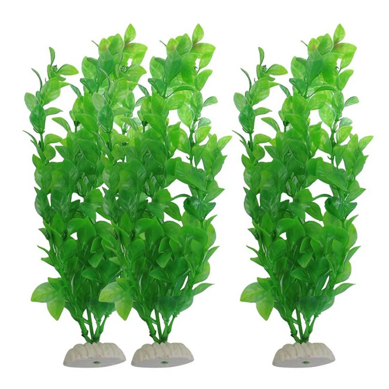 

Plastic No Harm Long Simulation Aquarium Green Fake Water Grass Fish Tank Ornament Decoration Artificial Green Plant