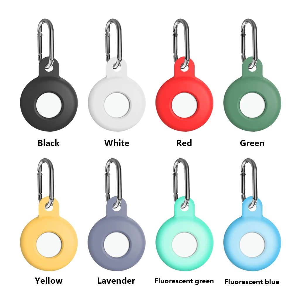 silicone locator tracker cover sleeve protector for airtags anti lost device smart wearable device accessories free global shipping