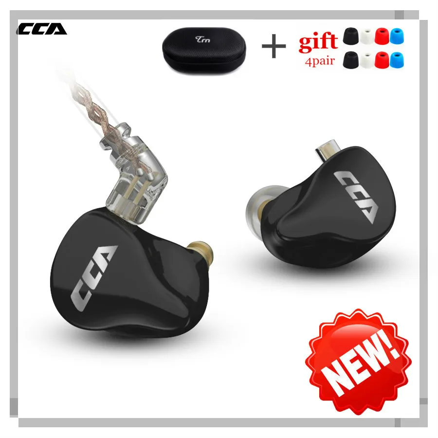 CCA CA16 7BA + 1DD гибридные драйверы Проводные HIFI наушники в ухо Мониторы