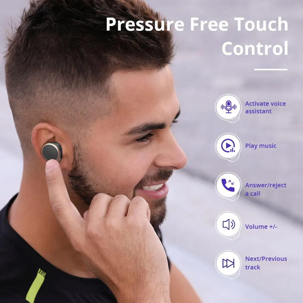 Tronsmart Apollo Bold TWS наушники ANC (активное шумоподавление) Bluetooth Беспроводные с QualcommChip