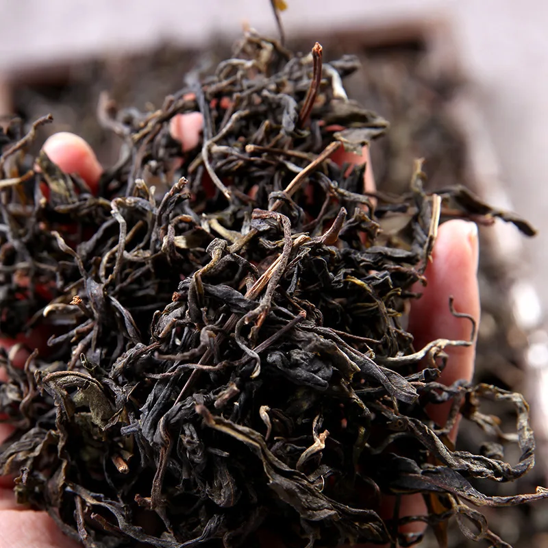 Китайский Юньнань чай Pu'er Sheng с большими листьями необработанный 250 г зеленый
