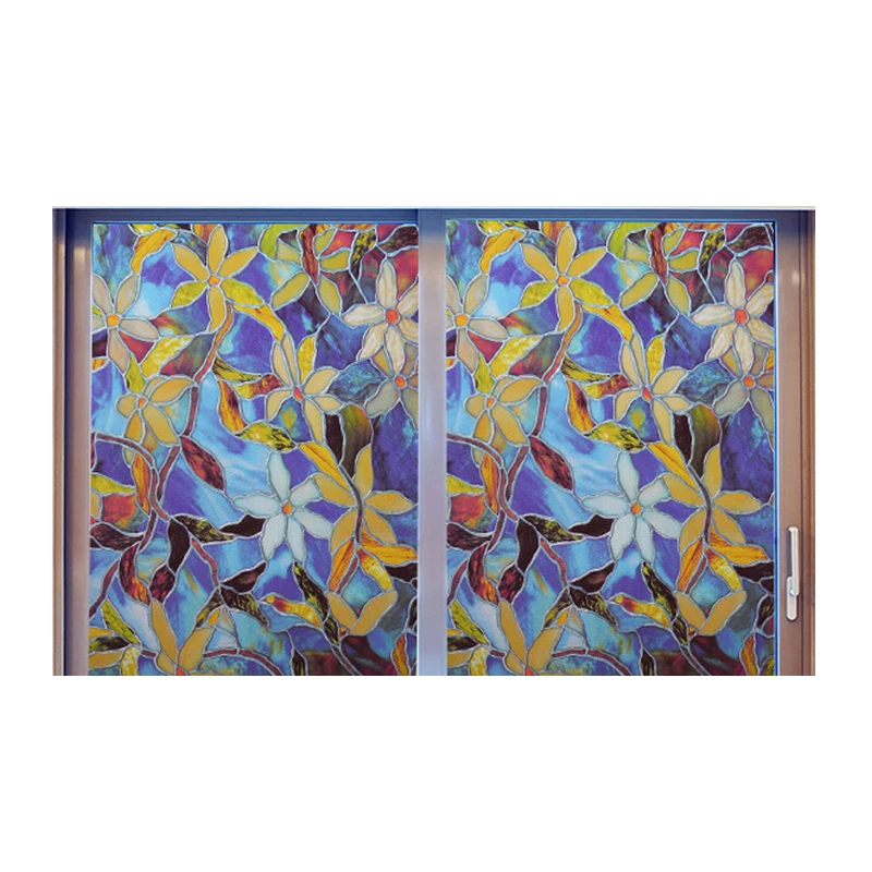 45 см x 100 Европейская фотопленка из стекла декоративная Антистатическая