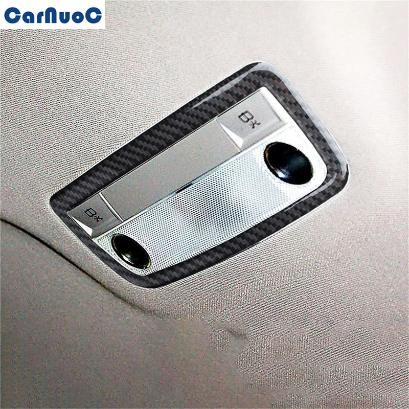 

For Mercedes Benz C W204 2007-2013 Car Rear Reading Lamp Panel Trim Cover Decal Carbon Fiber Sticker Styling Accessories