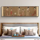 Традиционный китайский холст картина, печатный плакат изысканная коллекция имитация пейзажа настенное Искусство Декор комнаты