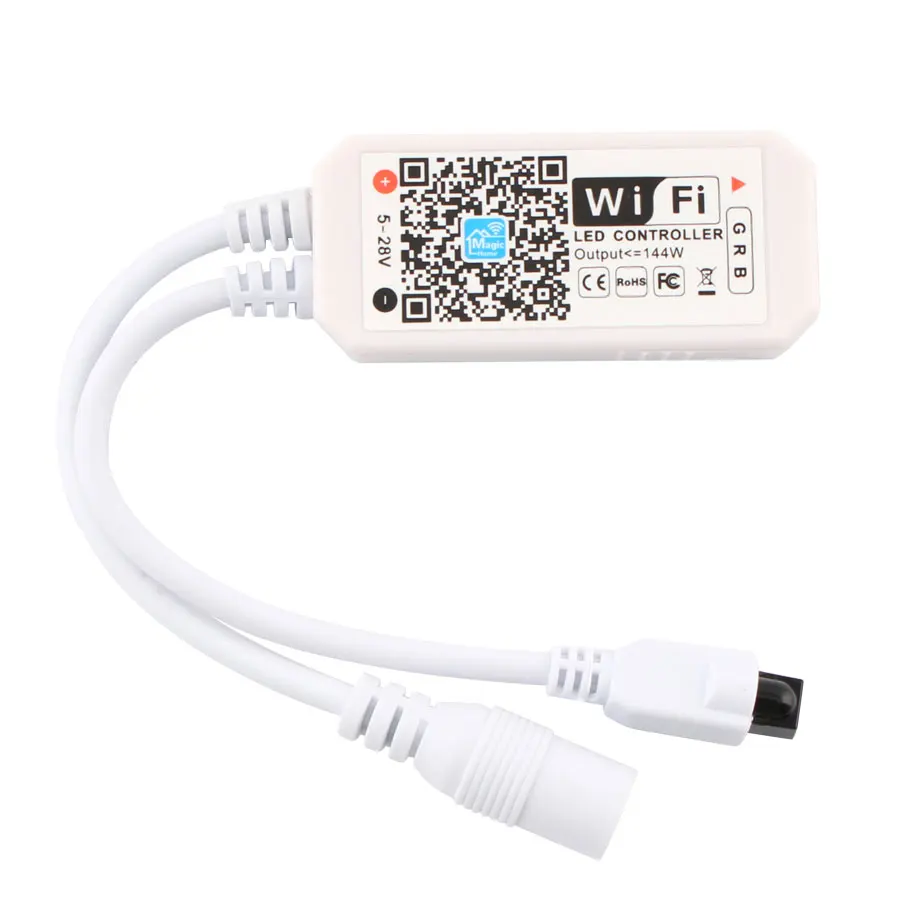 контроллер Wi Fi светодиодный RGB мини 24 Ключи ИК гамма RGBW DC 5 В 12 беспроводной пульт