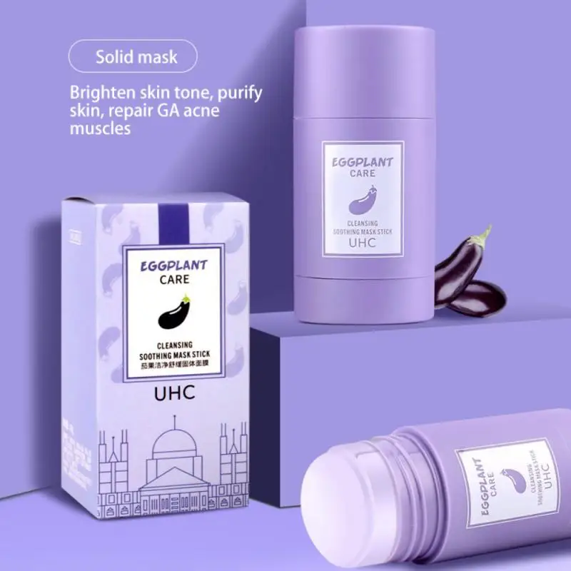 Green Tea Mask Oil Control Deep Cleaning Stick Remove Blackhead Shrink Pores Anti-Acne Moisturizing Eggplant TSLM1 | Красота и