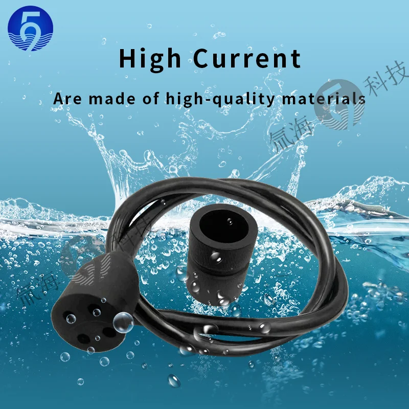 Underwater Waterproof Male and Female to Plug-In Cable Watertight Plug through the Cabin Body Sealed Ethernet Connector Connecto