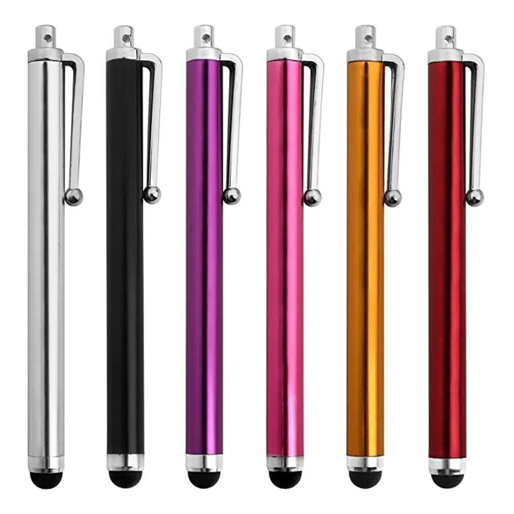 

Light Mobile Phone Tablet Capacitive Pen 6 Color Set Writing on Electronic