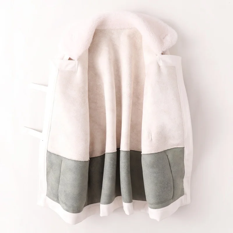 Новинка 2019 года сезон осень-зима повседневное пальто из овечьей шерсти женское