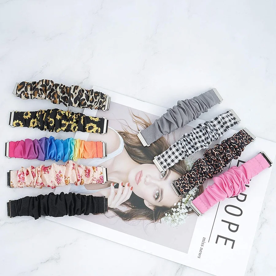 elastic nylon loop strap for samsung galaxy watch 4 40mm 44mm band scrunchies bracelet for samsung galaxy watch4 classic 4246mm free global shipping