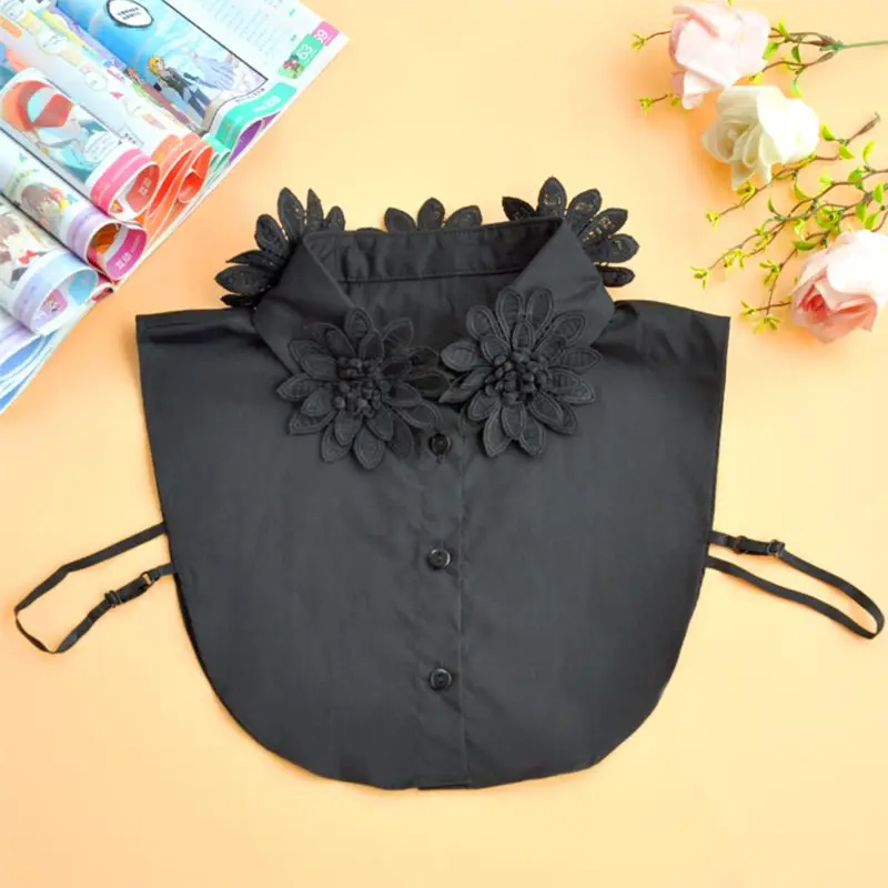 Женская Классическая однотонная Шифоновая Блузка ручной работы с вышитыми