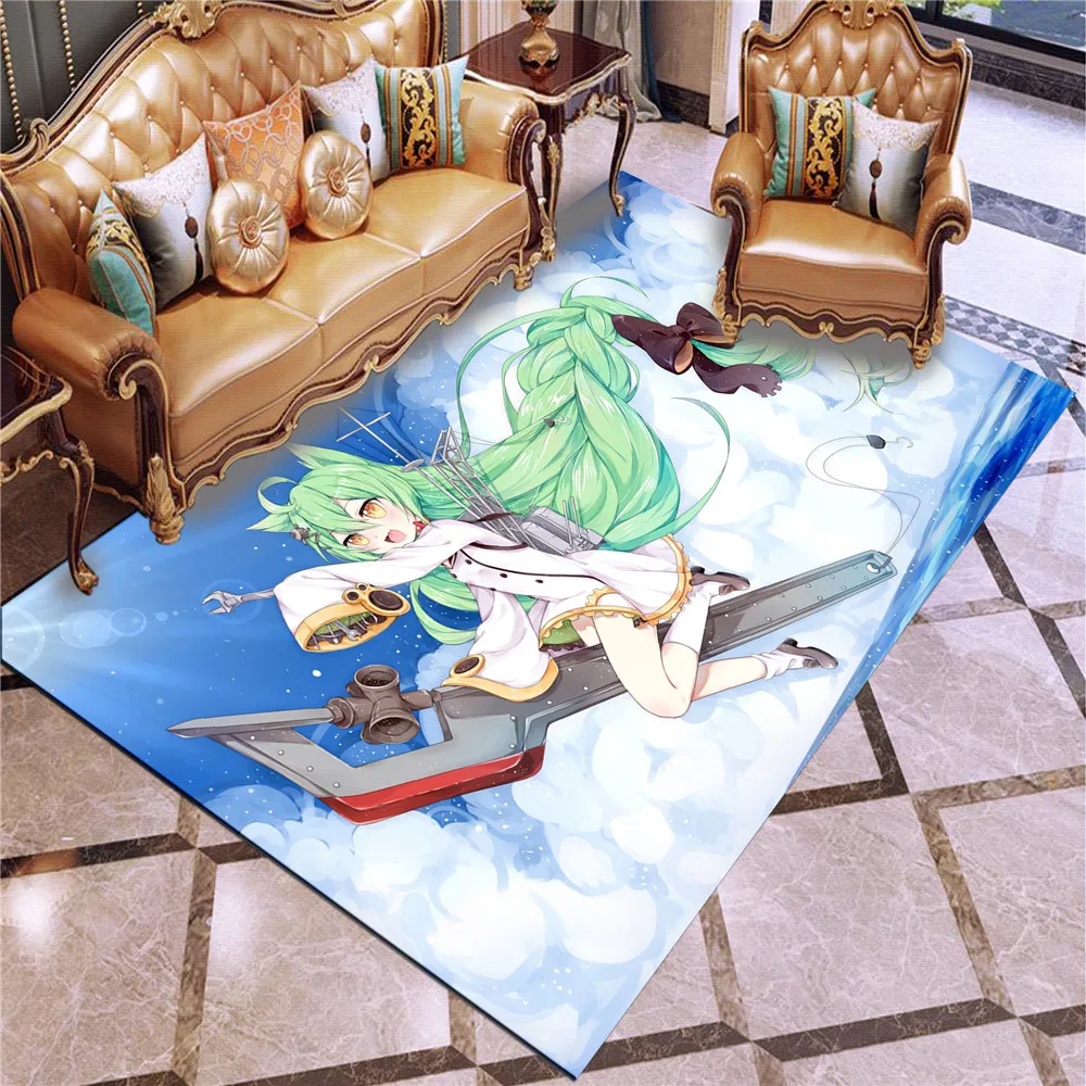 Коврик для детской комнаты с аниме принтом ковер гостиной спальни большой