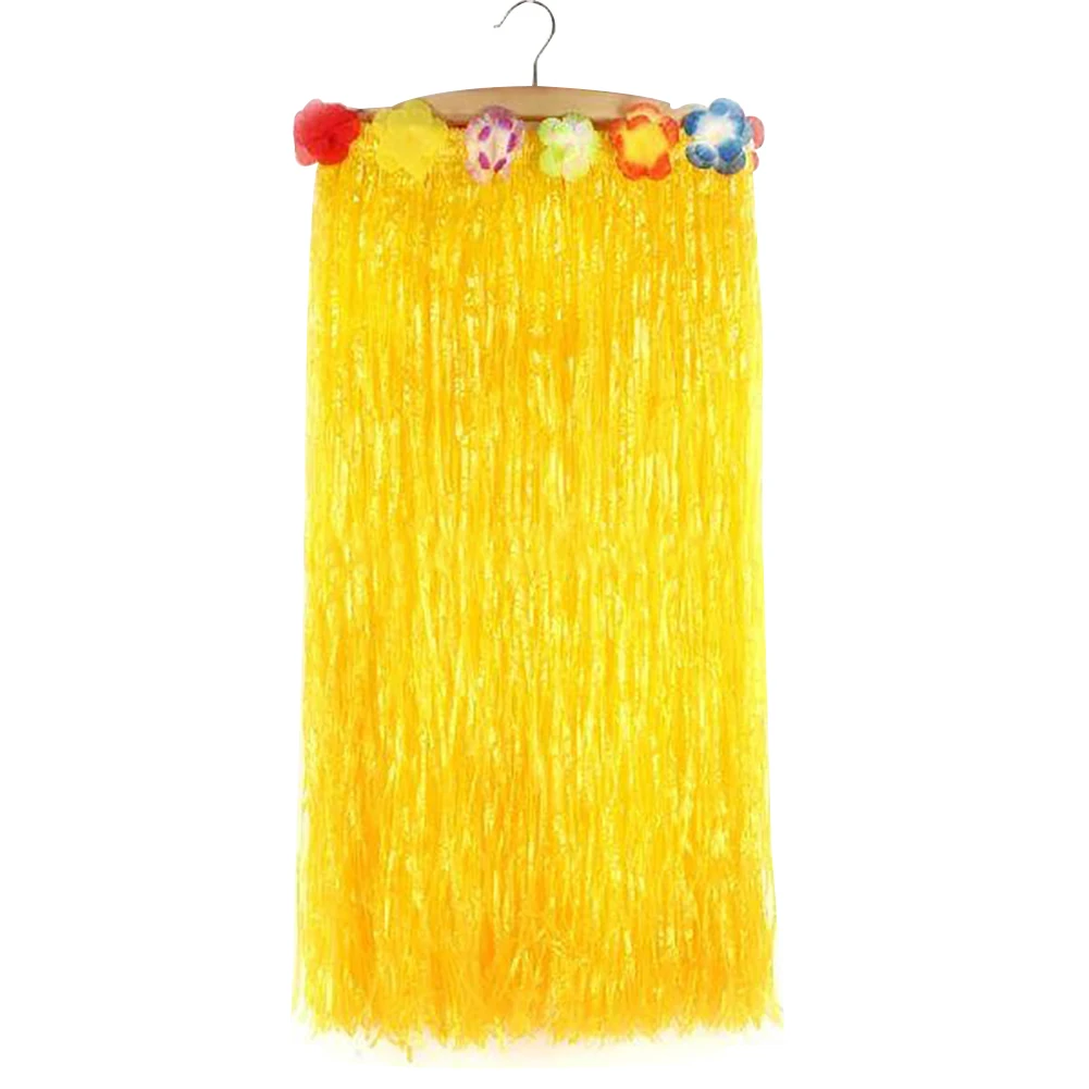 60/80 см Гавайские вечерние платья с цветами хула юбка для пляжного танца костюм