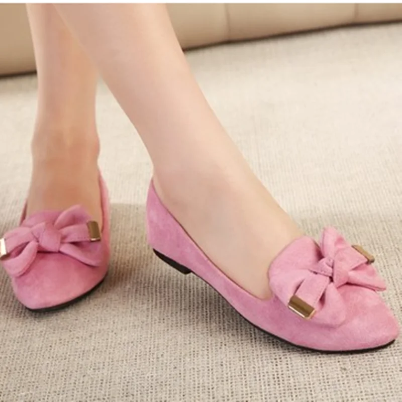 Женская обувь с бантом на плоской подошве леопардовым принтом | Обувь