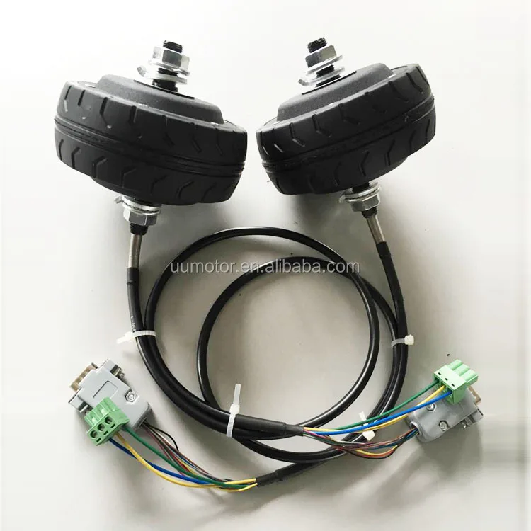 

4 inch 150W max load 35kg 105mm small dual shaft 1024ppr optical encoder 48v dc servo motor