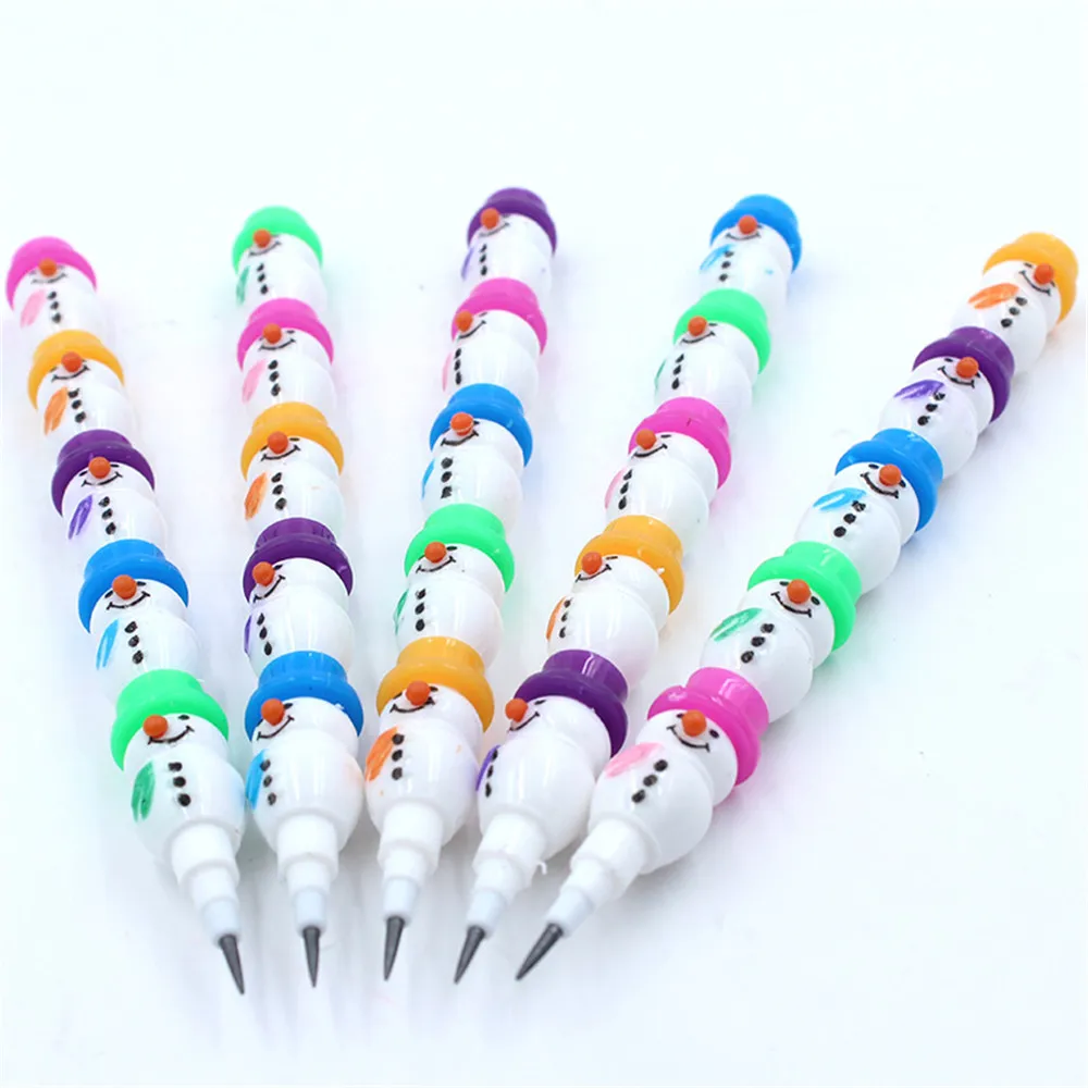 2 шт. набор карандашей в виде снеговика|Простые карандаши| |