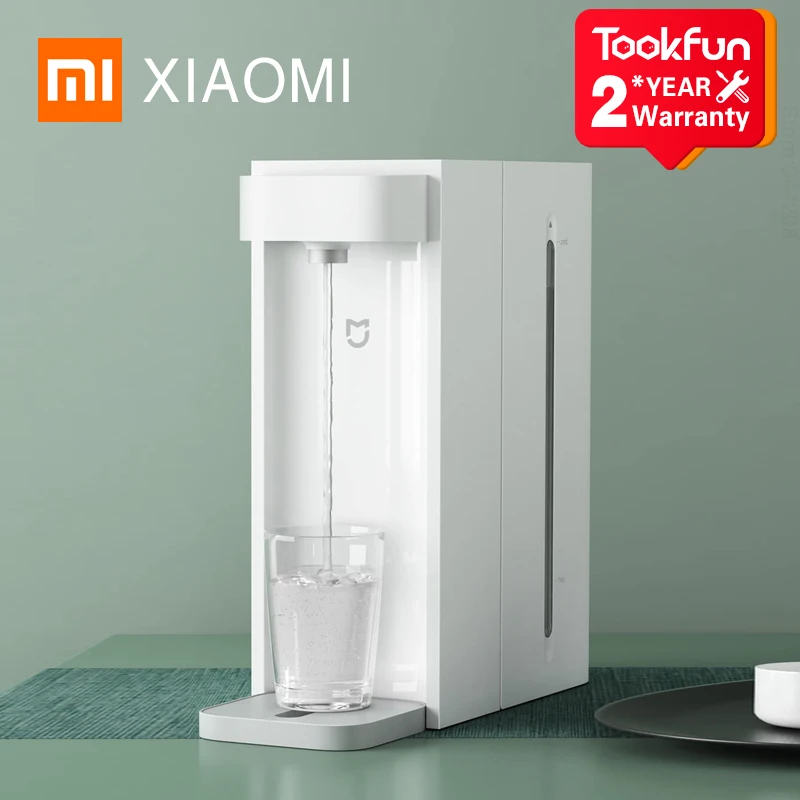 

Диспенсер для горячей воды XIAOMI MIJIA C1, домашний портативный водяной насос с быстрым нагревом, электрический чайник 2,5 л, умный термометр