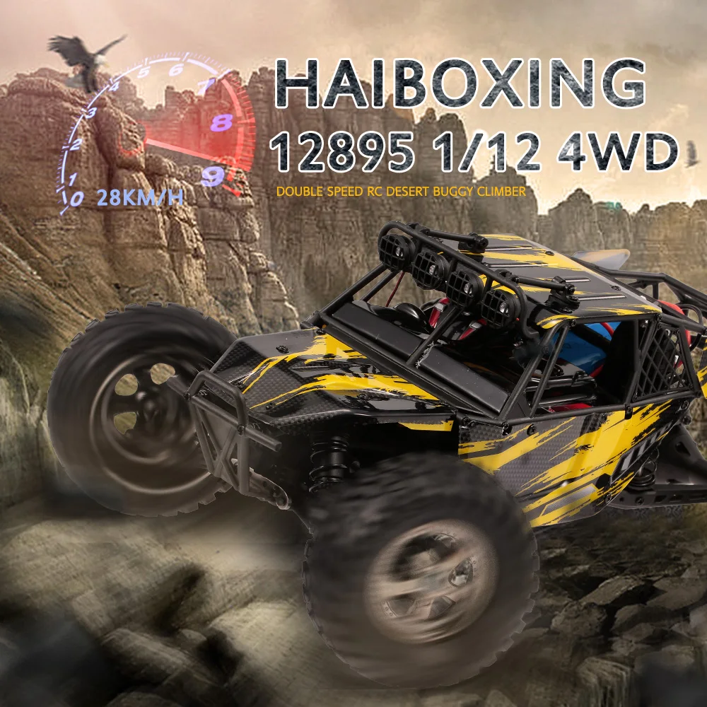 HBX 12895 1/12 RC грузовик пустыня Багги внедорожный альпинист 2 4 ГГц 4WD двухскоростной