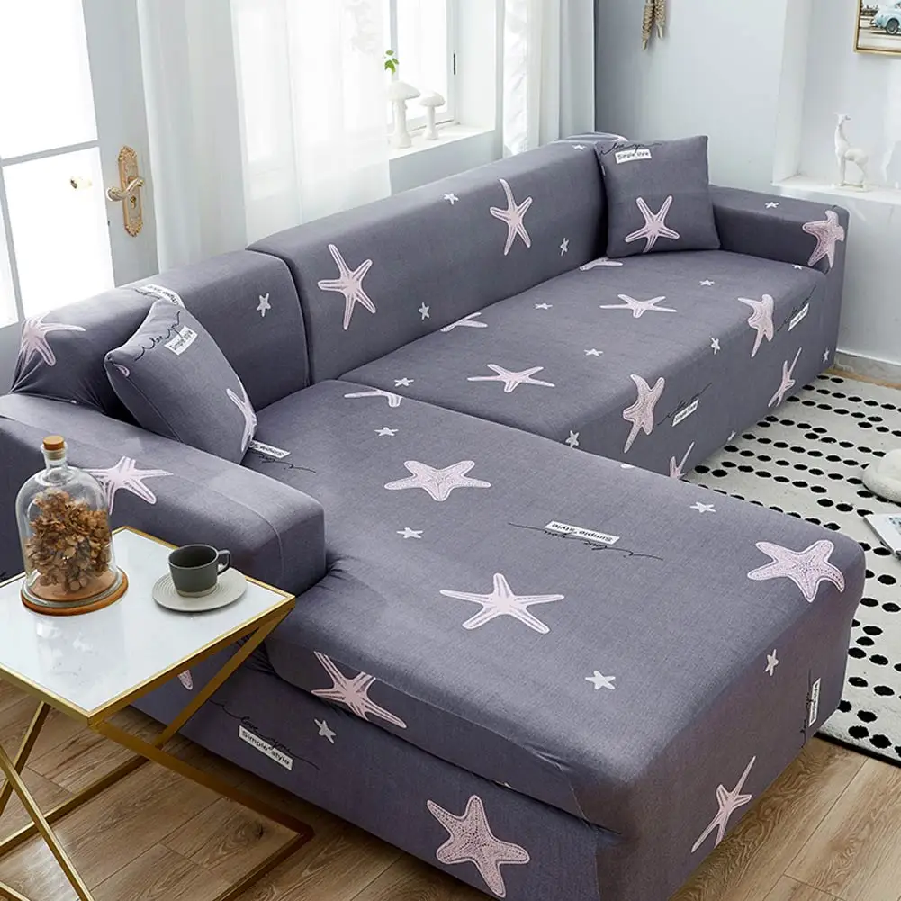 

Papa&Mima Stretch Sectional Sofa Loveseat Cover Furniture Covers