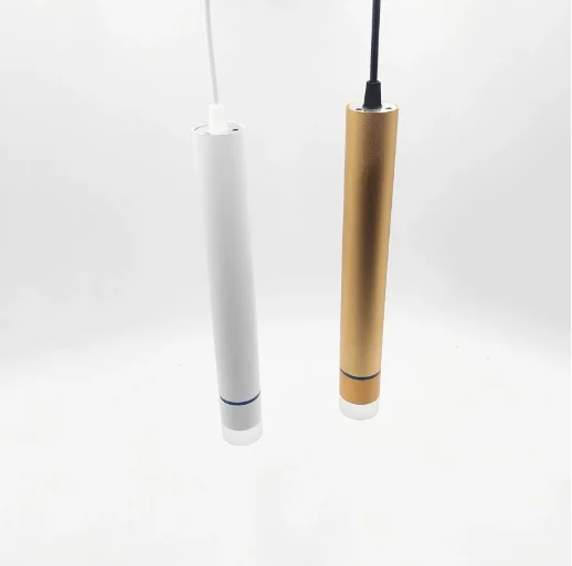 

Modern Dimmable LED Pendant Lights Long Tube lights Kitchen Island Dining Room Shop Bar Decoration Cylinder Pipe Pendant Lamps