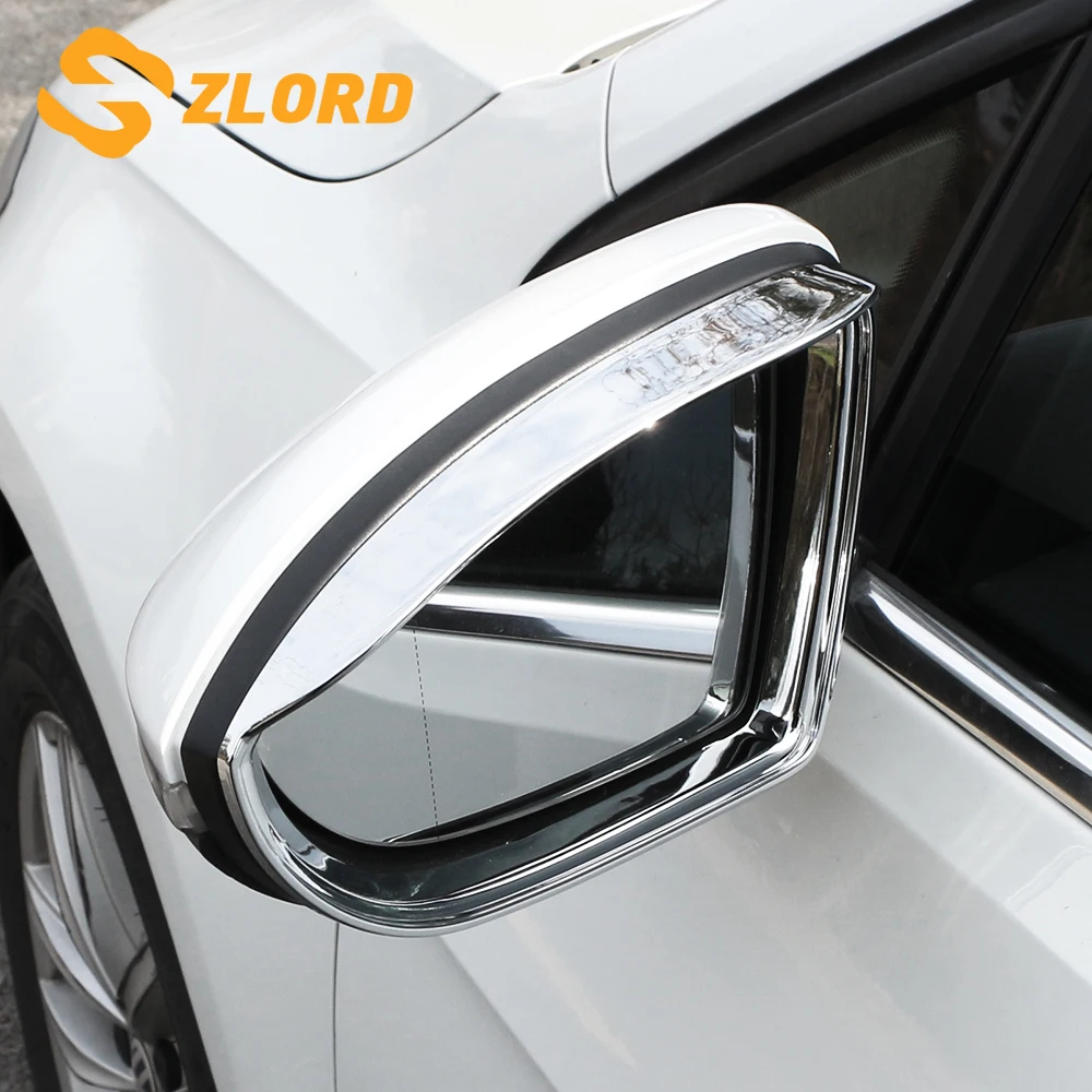 

Zlord for Volkswagen VW Golf 7 7.5 MK7 MK7.5 2013 - 2020 2Pcs ABS Chrome Car Rearview Mirror Cover Rear View Mirror Trim