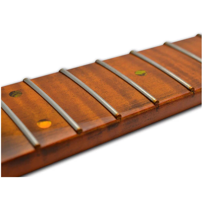 21 bünde e gitarre hals griffbrett tiger flamme ahorn griff elektrische gitarre griff saiten musical instrument teile free global shipping