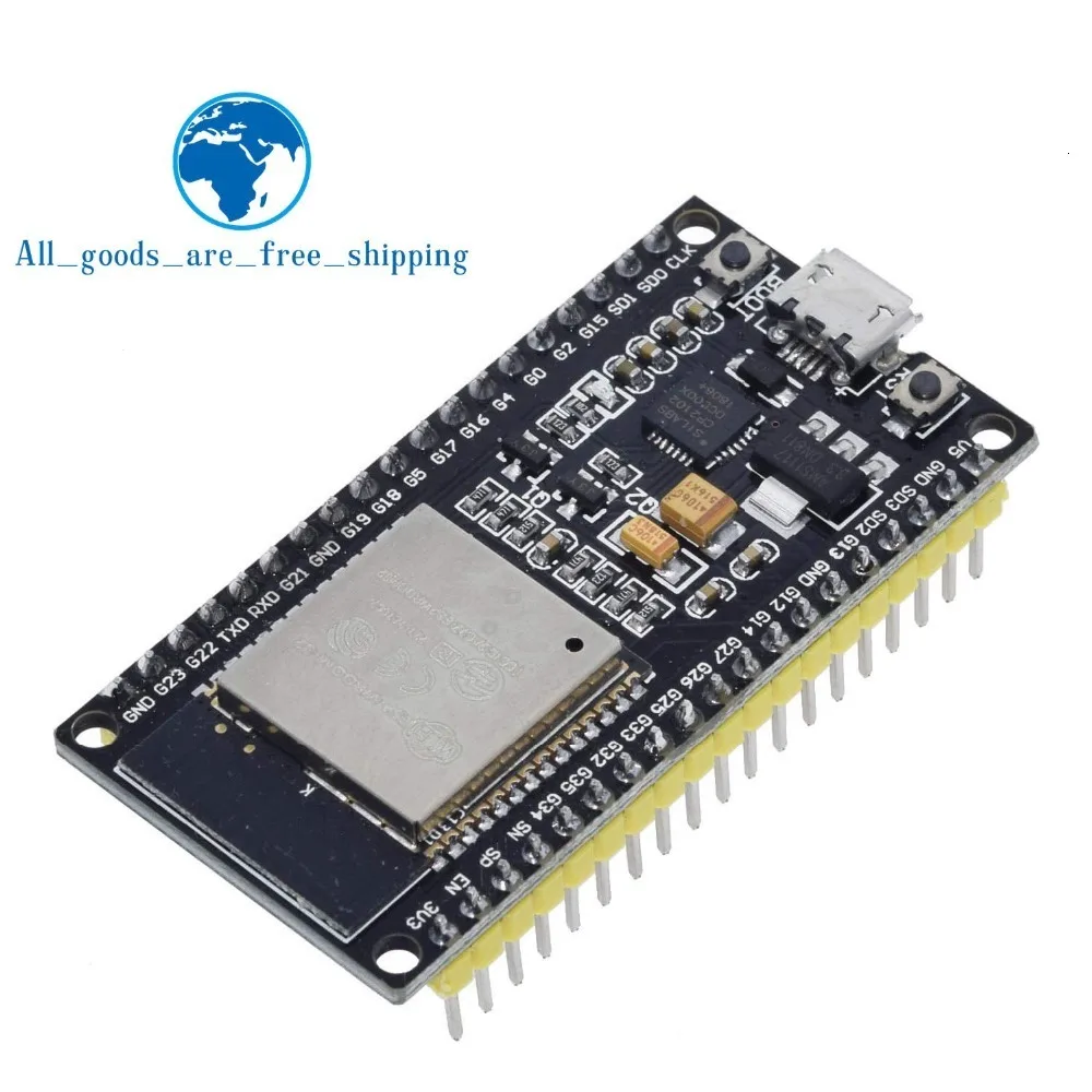 ESP32 ESP-32 ESP32S ESP-32S CP2102 беспроводной WiFi Bluetooth макетная плата Micro USB двухъядерный усилитель мощности фильтрующий модуль