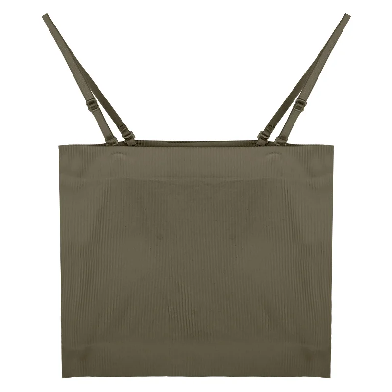 Осенний утепленный женский жилет Женский верх с поддержкой груди и эластичным