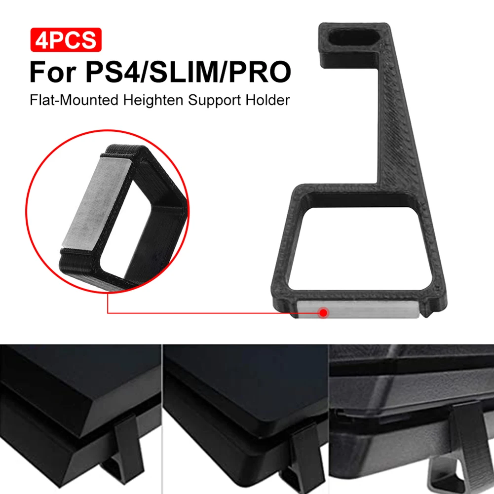 

Support Cooling Base Flat-Mounted Heighten Support Holder Horizontal Stand Cooling Legs For PS4/SLIM/PRO Drop Shipping