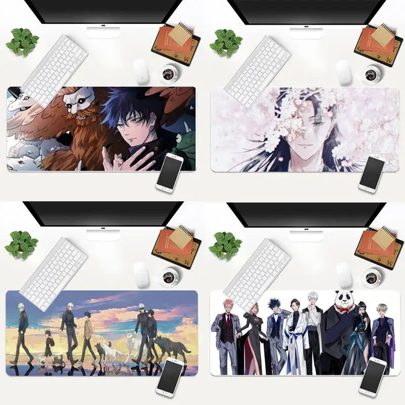 

Jujutsu No Kaisen Comfort Mouse Mat Gaming Mousepad Animation XL Large Gamer Keyboard PC Desk Mat Takuo Tablet Mousepads