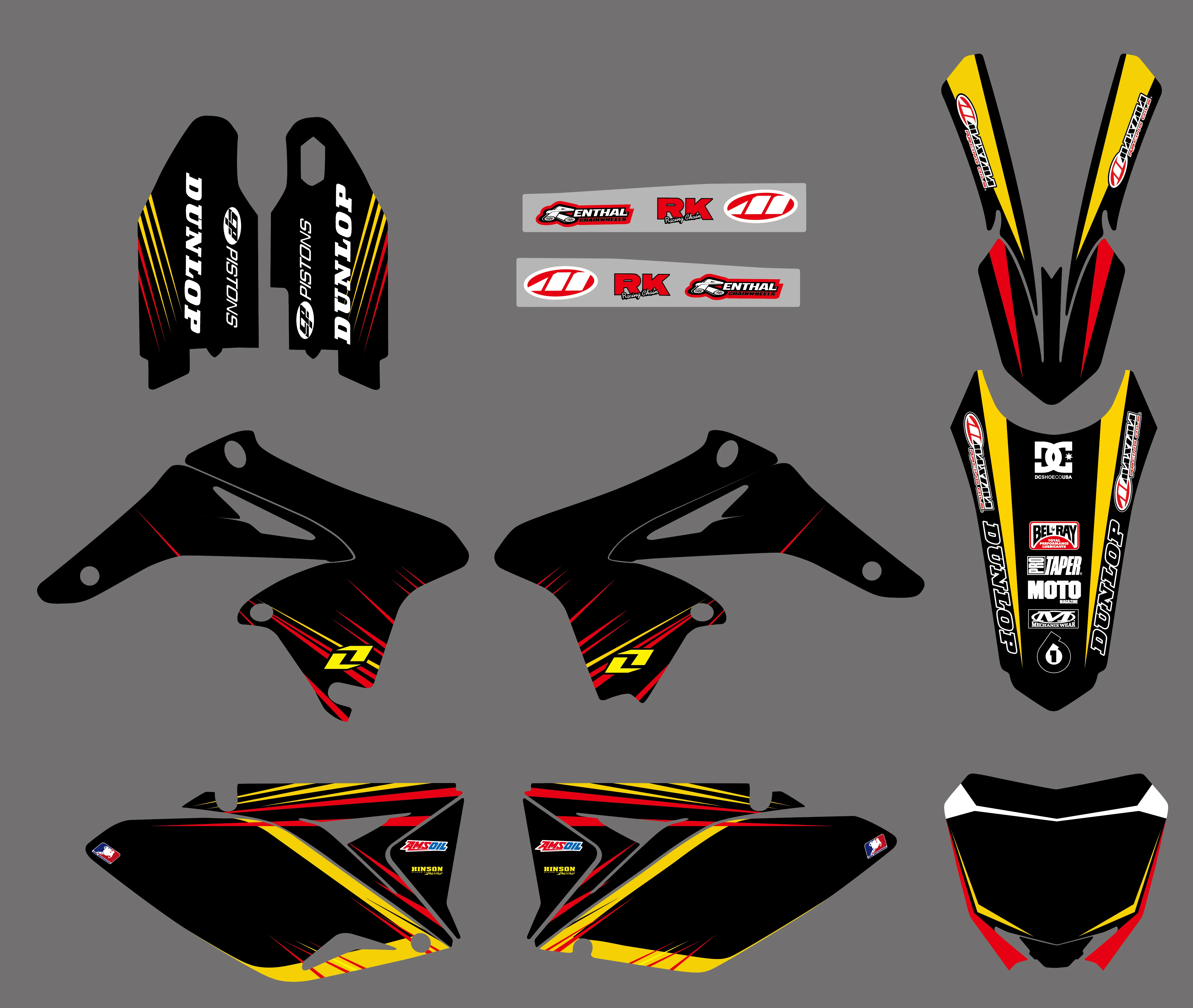 Наклейки для SUZUKI RMZ250 0123 2010 2011 2012 2013 2014 | Автомобили и мотоциклы